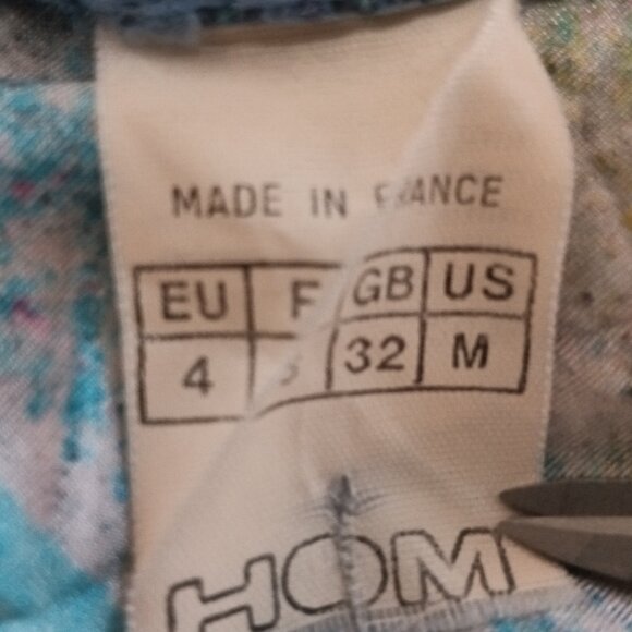 RARE VINTAGE 1" HOM SWIM BRIEF, SIZE 32", PURPLE STRIPE PATTERN (*) (Pre-Owned) - Picture 3 of 8